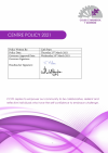 Centre Policy CCYD 2021