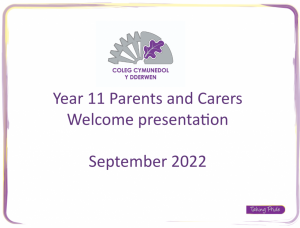 Year 11 Welcome Presentation - PDF Download
